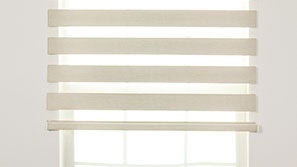 Cordless Wheat Colored Sheer Shades