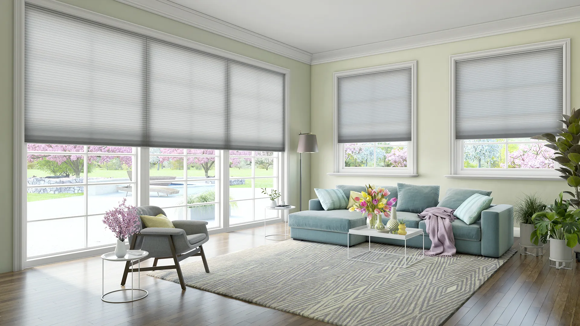 Cellular shades by 3 Day Blinds